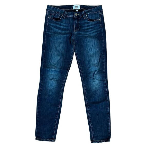 Paige Verdugo Ankle Womens Blue Mid Rise Denim Skinny Leg Jeans Size 29 - Picture 1 of 8